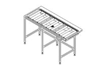 SRR 1550, 2050, 2550 Sorteerimislaud rullrajaga 1550/2050/2550mm