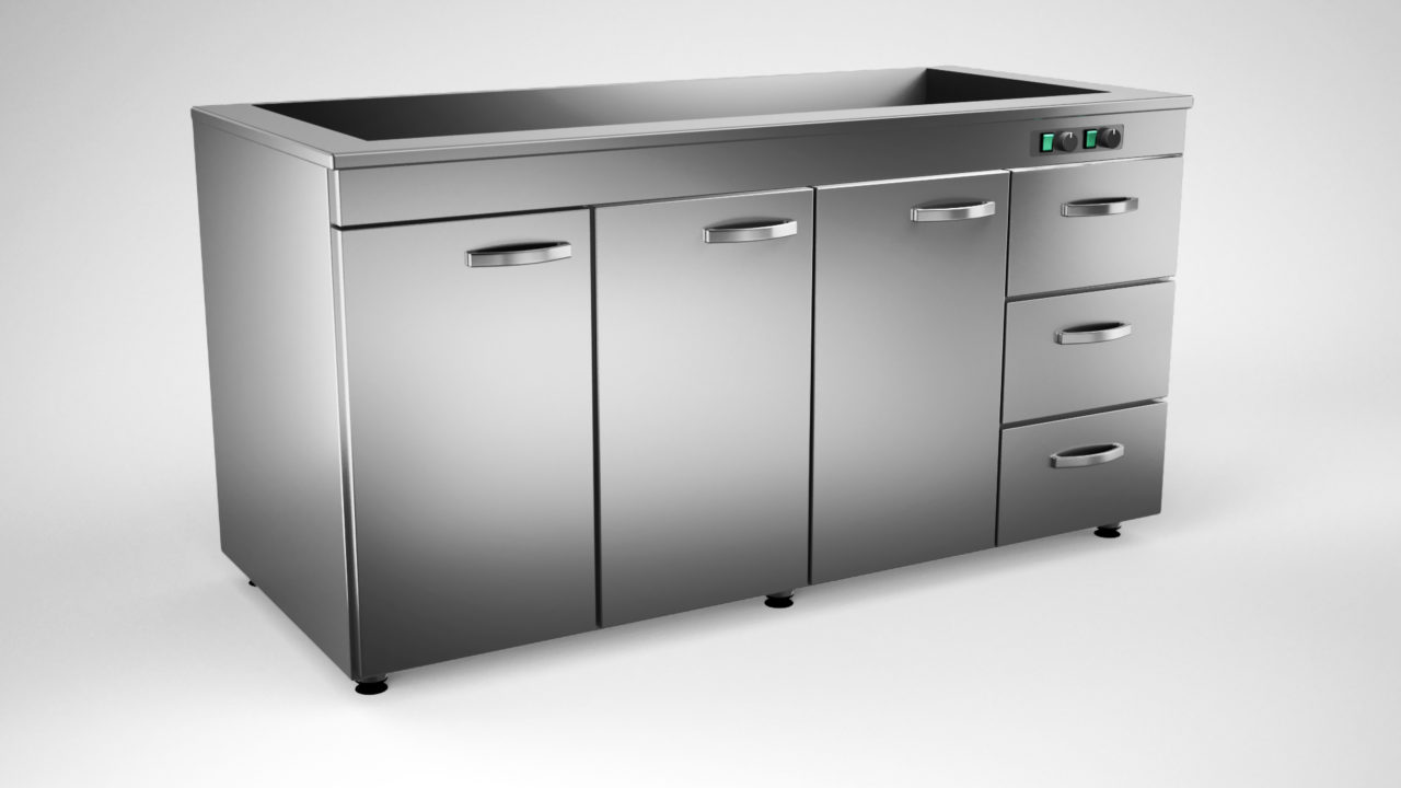 SSK-1633 Hot cupboard with basin SSK-1633